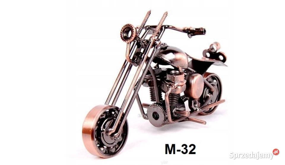 MODEL MOTOCYKL CHOPPER METAL śląskie sprzedam