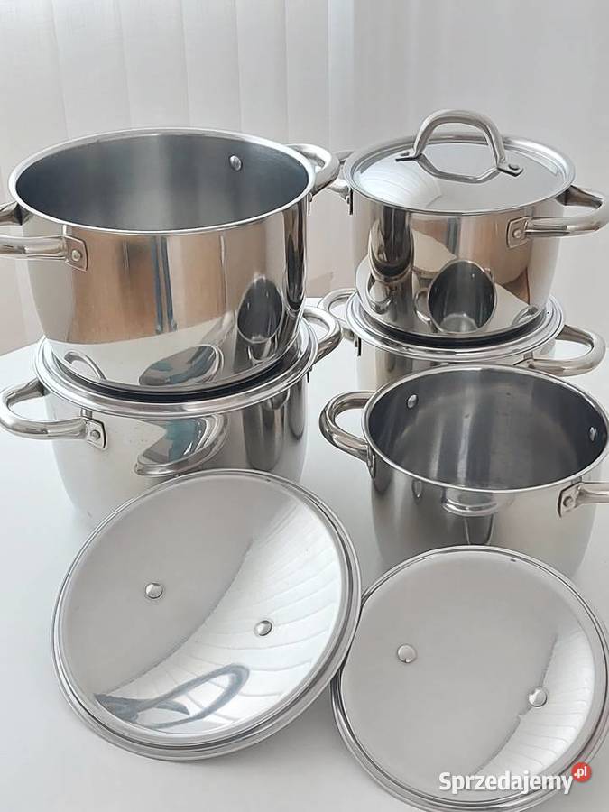 IKEA komplet garnków 2x5l i 3x25l z pokrywkami Warszawa