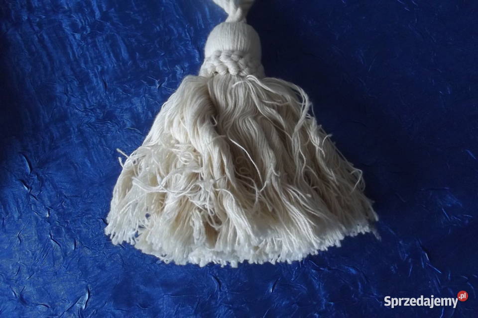 Dwa chwosty upięcia sznury kolor ecri śląskie Piekary Śląskie