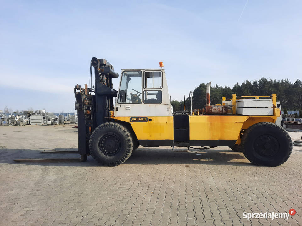 Wózek widłowy VALMET TD2712 A25036 udźwig 27 ton diesel Rudolfowo sprzedam