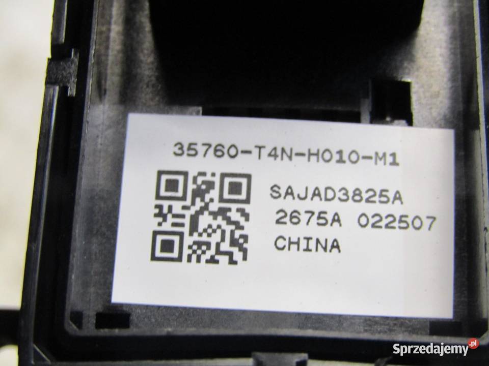 PANEL PRZEŁĄCZNIK SZYB PRAWY TYŁ TYLNY HONDA