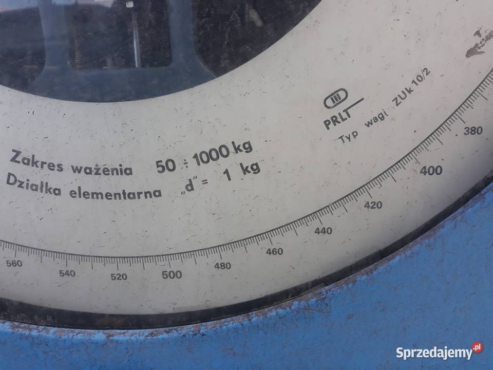 Waga towarowa 1000 Lubelska fabryka wag Pabianice