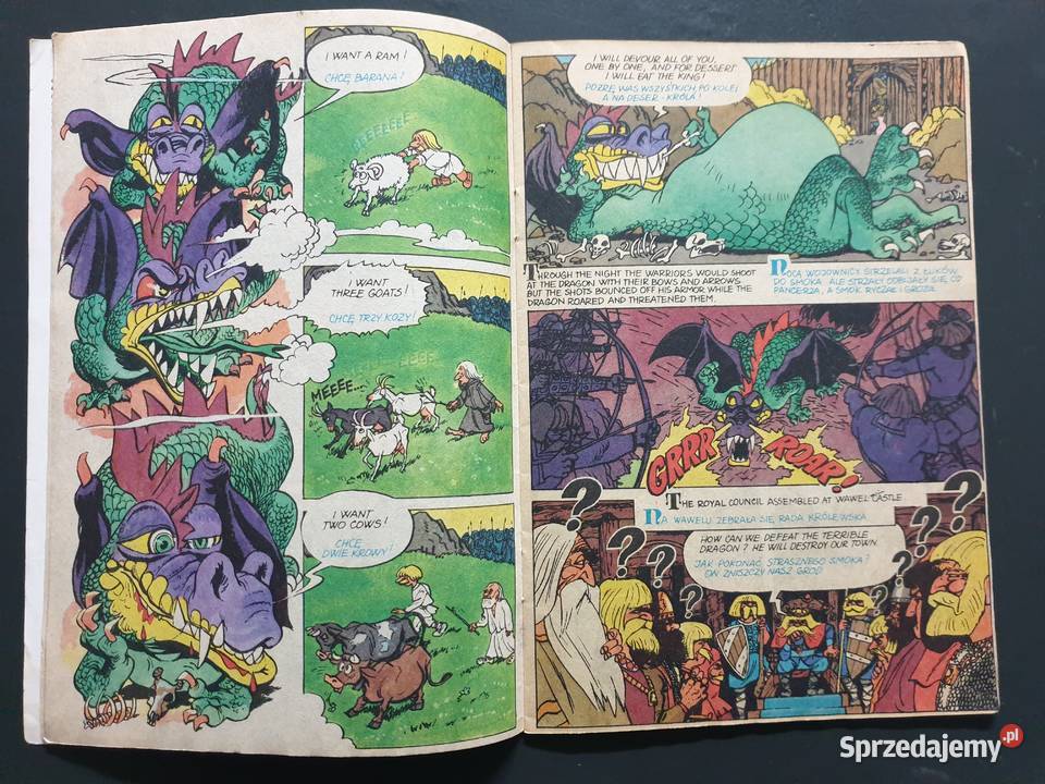 O Smoku Wawelskim i Królewnie Wandzie język Polskie Gdynia