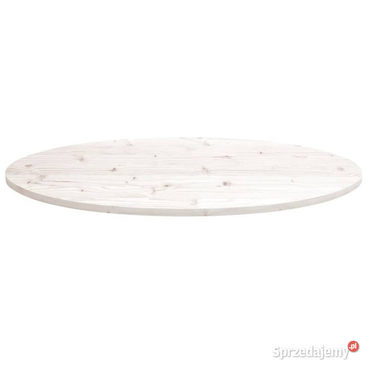 Blat stołu biały 90x45x25 lite drewno sosnowe Warszawa