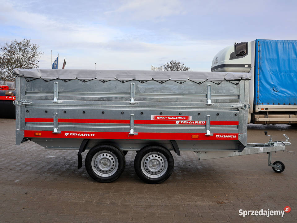 TEMARED TRANSPORTER 30152 z plandeką płaską i Cegielsko