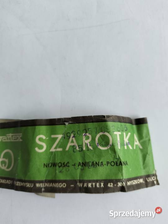 Włóczka anilana z czasów PRL pomorskie Gdynia