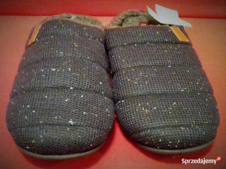 Kapcie granatowe ciepłe futerko 41 Warszawa