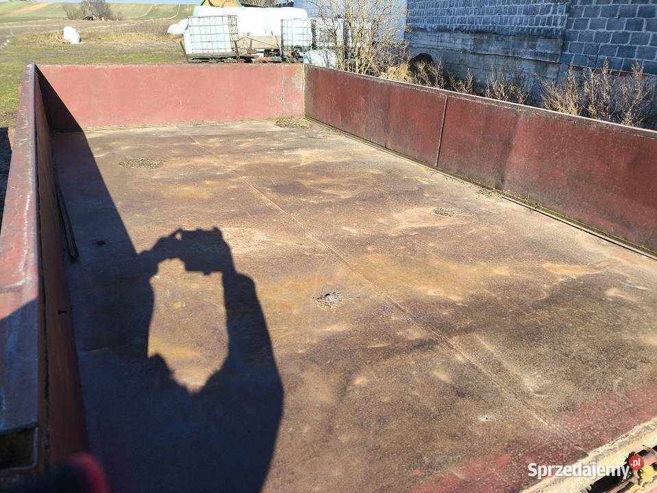 Przyczepa Sanok D46 D47 wywrotka 3 strony Grabiec