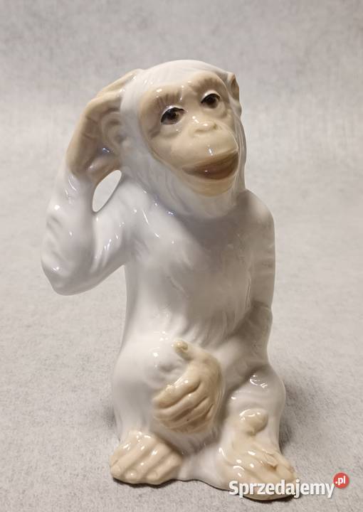 TENGRA Porcelanowe figury Małp Małpa Trzy Mądre sprzedam