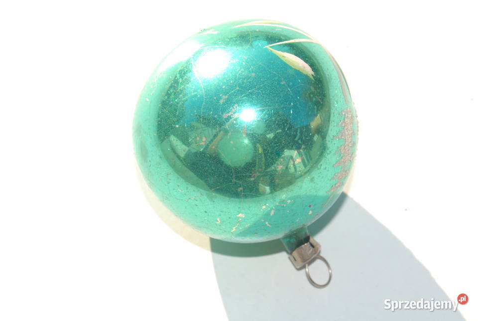 Stara ozdoba choinkowa bombka bańka ręcznie śląskie Cieszyn