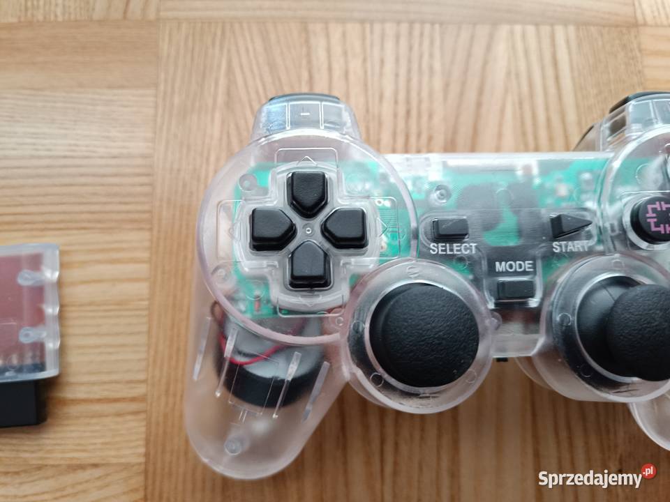 Pad bezprzewodowy PlayStation 2 2 przeźroczysty mazowieckie Pruszków