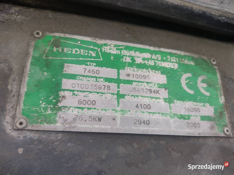 Wózek widłowy Heden 6 ton Wolsztyn sprzedam