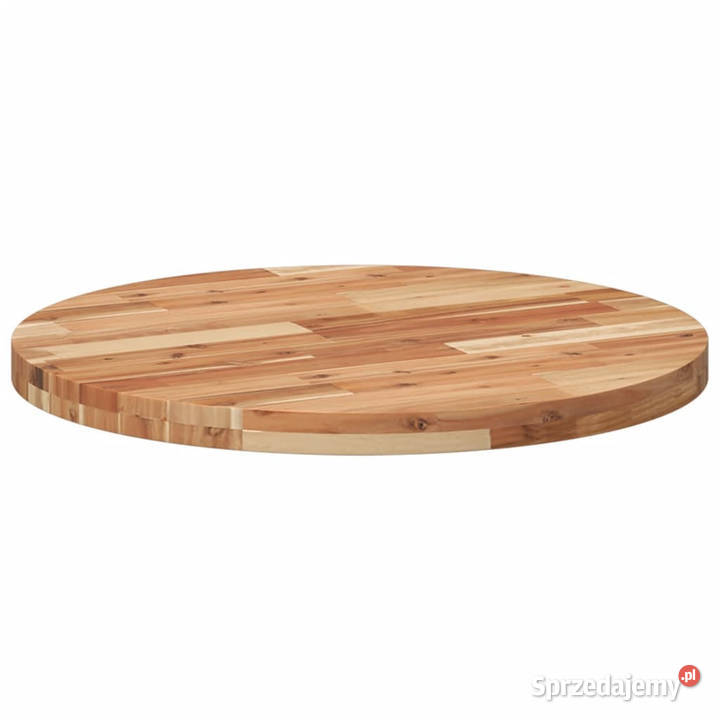 Blat do stolika okrągły 70x4 lite drewno