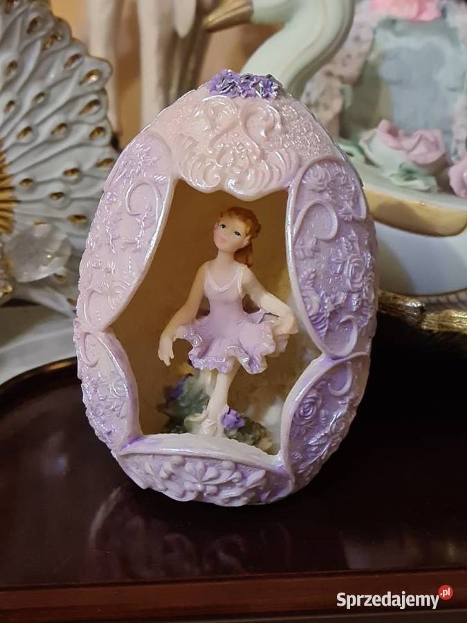 Ozdobne jajo z baletnicą Antyki, Sztuka, Kolekcje Przasnysz