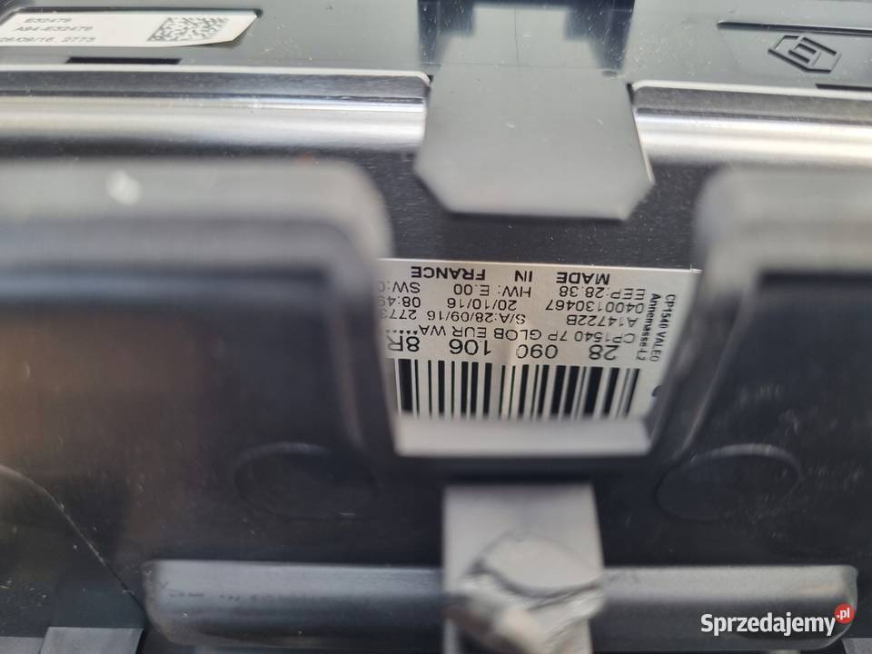 Renault Megane IV EKRAN NAWIGACJI Monitor lubelskie