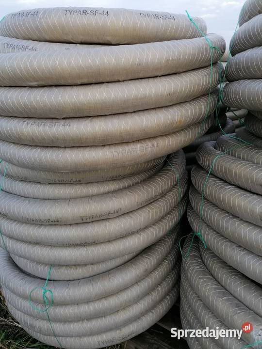 Rura drenarska fi 100 OTULINIE oplot DRENAŻ Oleśnica