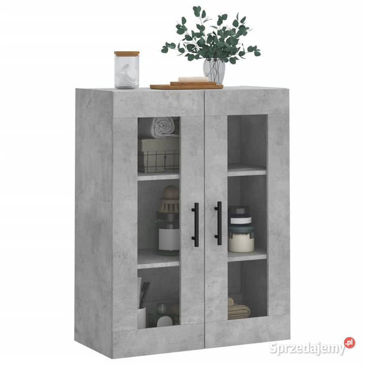 Szafka wisząca szarość betonu 695x34x90 WM828504