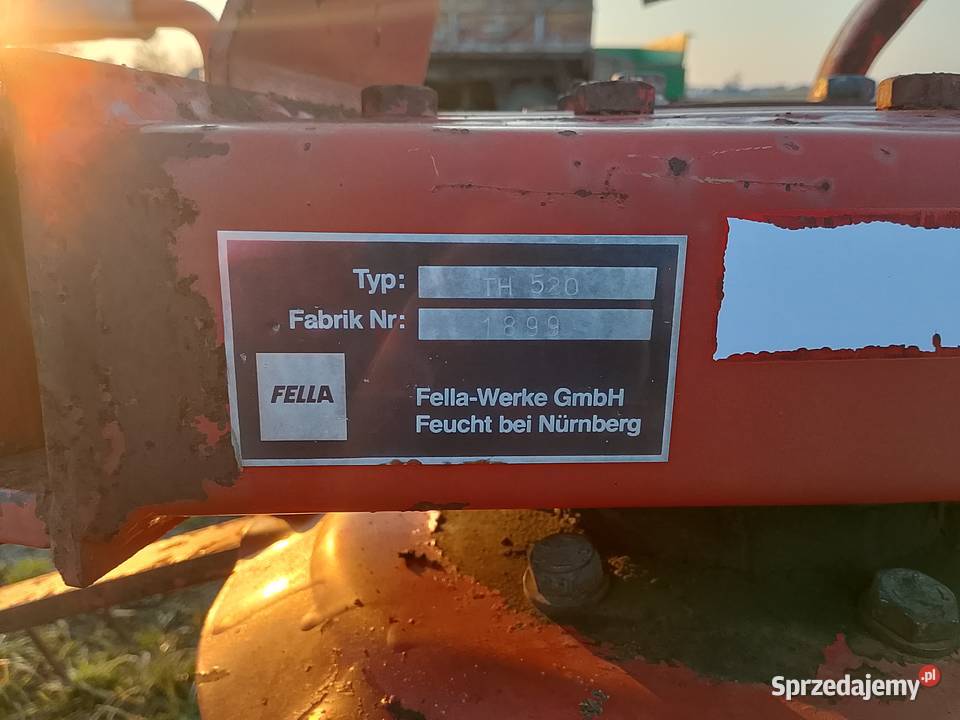 Przegrabiarka do siana fella th 520 Popielawy sprzedam
