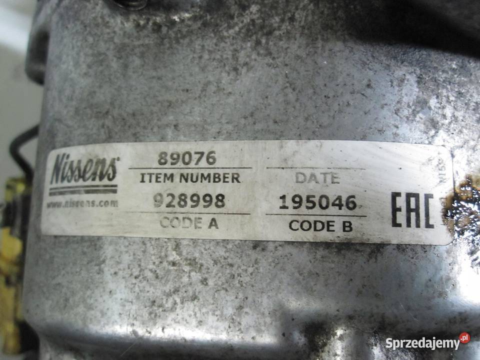 PEUGEOT EXPERT JUMPY 16 HDI 9H07 12R Sprężarka