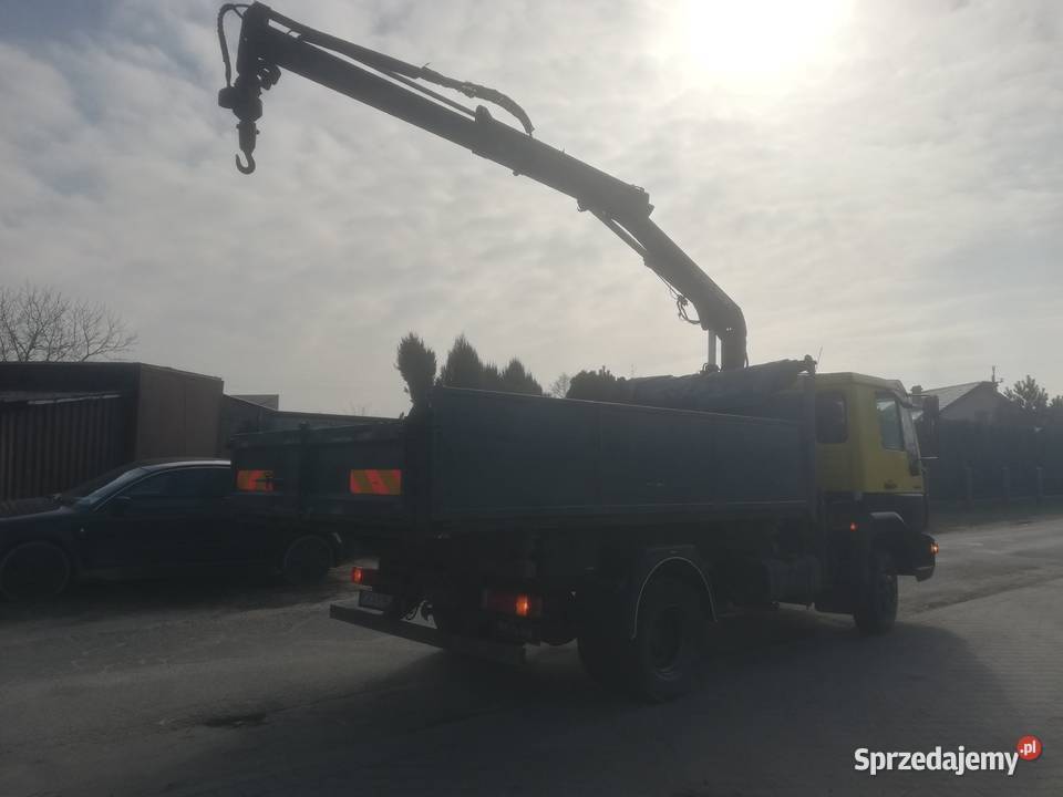 Man 12180 wywrotka z hds HIAB 060