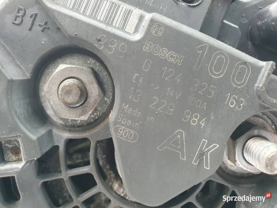 ALTERNATOR Opel Astra III H Zafira B Meriva 16 lubelskie Chełm sprzedam