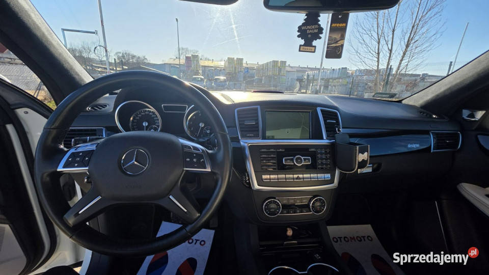 Mercedes GL 500 SALON POLSKA faktura vat biała asystent pasa ruchu pomorskie Lębork