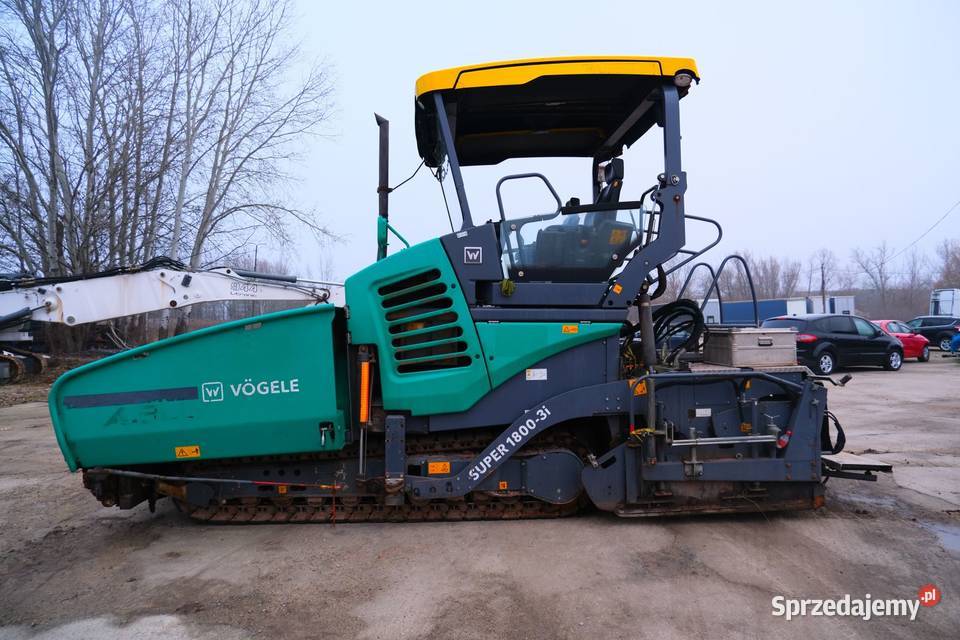 ROZKŁADARKA MAS BITUMICZNYCH VOGELE SUPER 18003I Warszawa