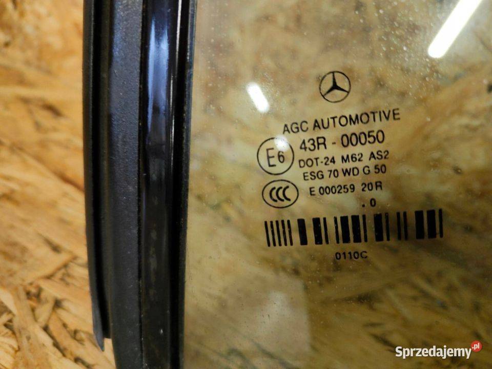 Szyba Lewy Tył Mercedes W207 212 Coupe Pleszew