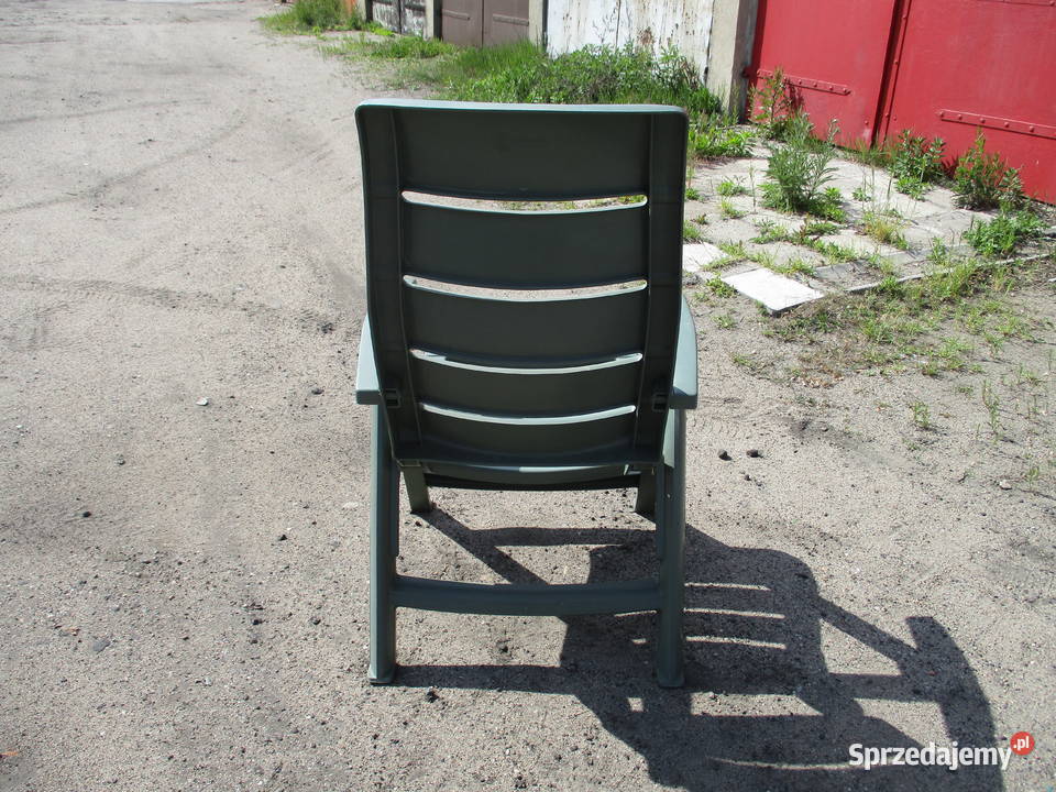 Leżak plastikowy zielony Zielona Góra