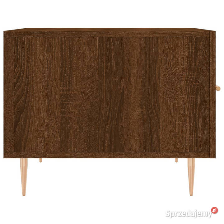 Stolik kawowy brązowy dąb 50x50x40 WM829378 Warszawa