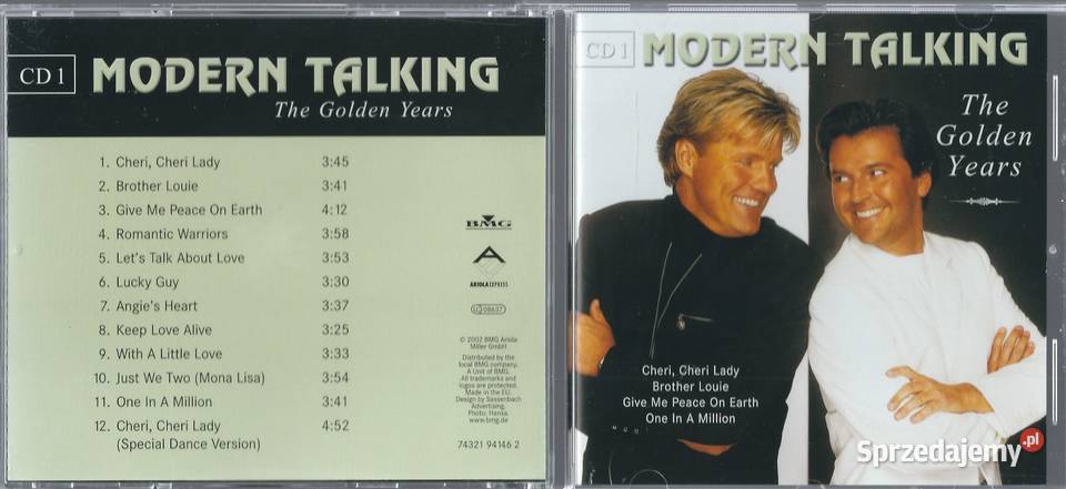 3 CD Modern Talking The Golden Years 2002 BMG 3 i więcej Brwinów
