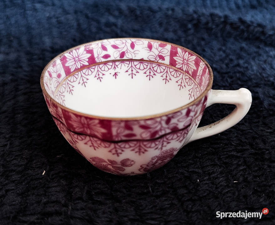 Porcelanowa filiżanka manufaktura Tuppack z Gdańsk