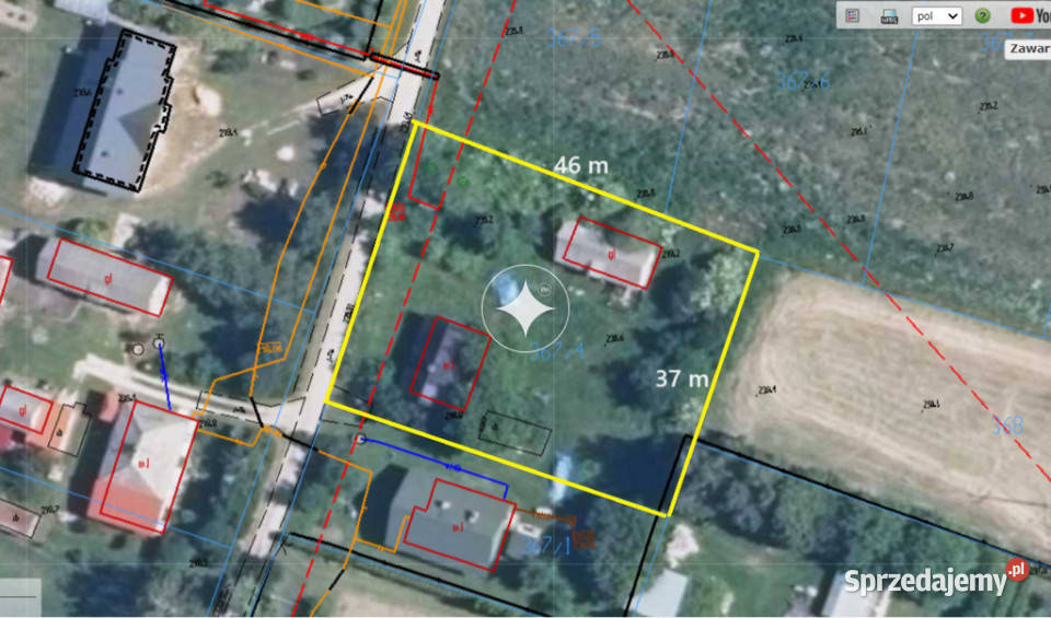 Siedlisko z rozległym widokiem na okolicę Sitaniec-Kolonia