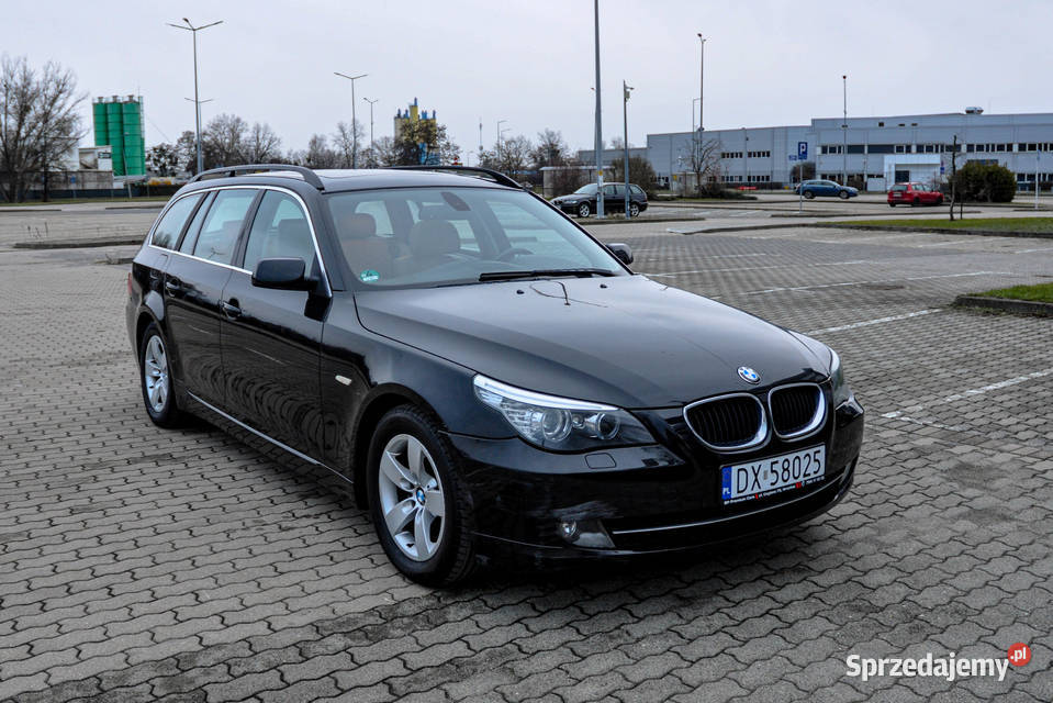 BMW Seria 5 Automat Lift 2009 r Skóry Wrocław