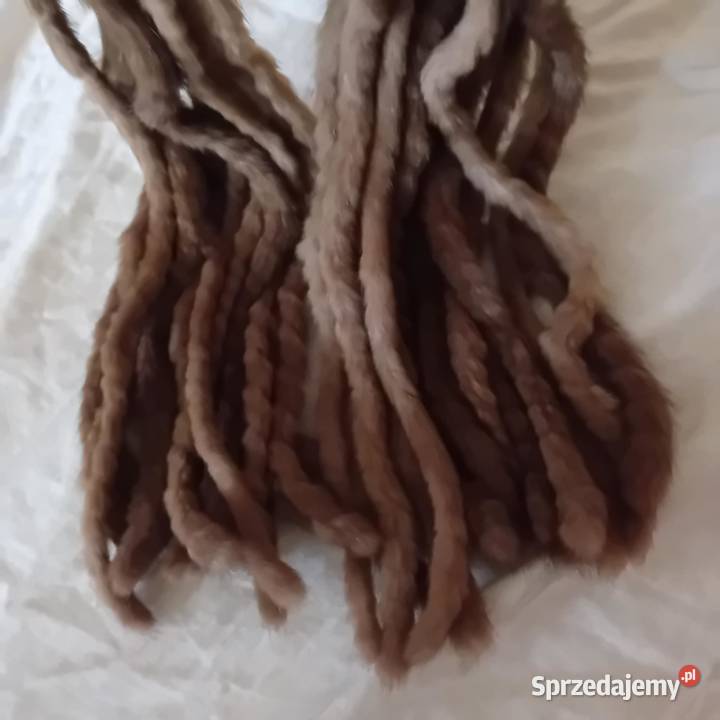 futerko naturalne kołnierz szal Kraków
