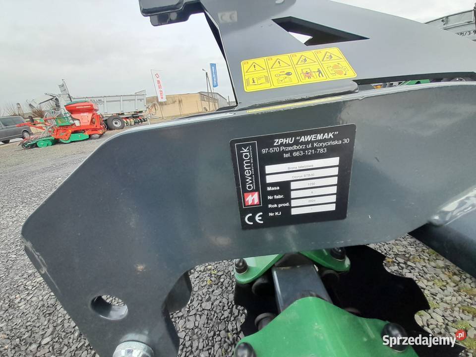 Brona talerzowa 3 m AWEMAK Agregaty opolskie Olesno