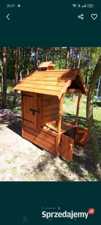 Wędzarnia ogrodowa drewniana podwójne ściany sprzedam