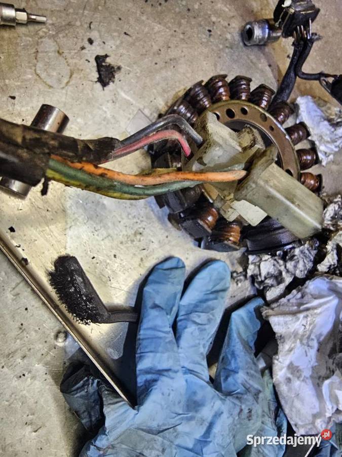 Suzuki DR 800 750 iskrownik stojan alternator dolnośląskie Jelenia Góra