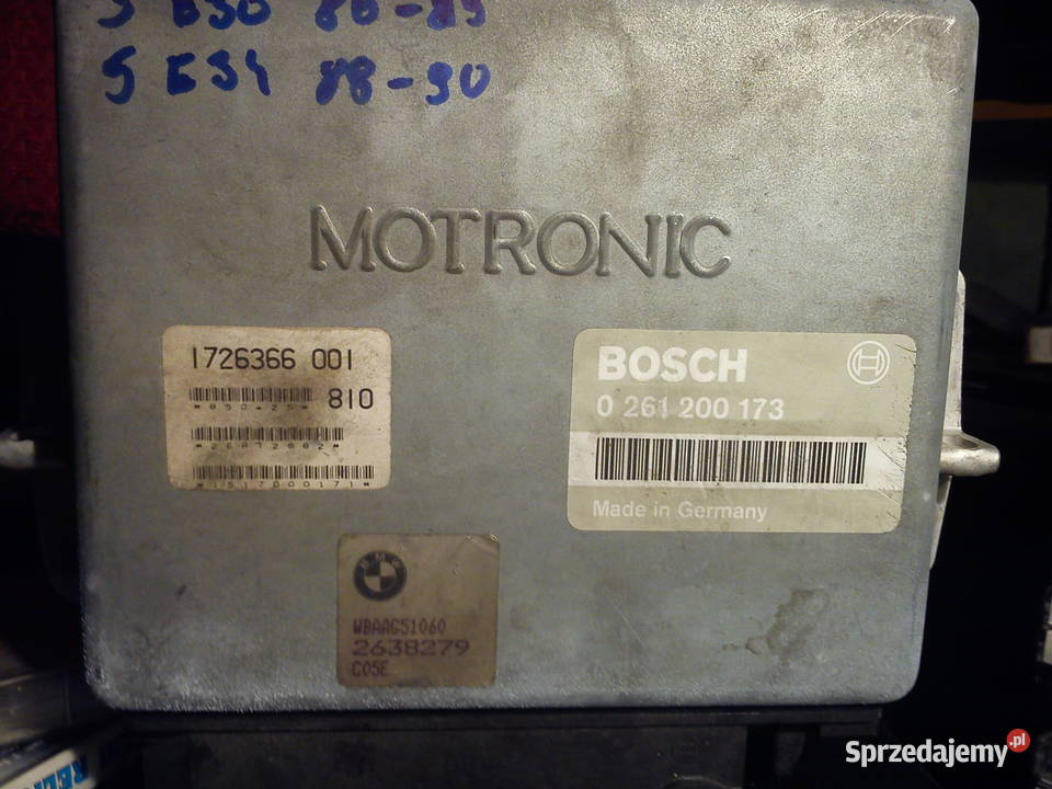 komputer silnika BMW 3 E30 5 E34 Układ elektryczny Aleksandrów Łódzki
