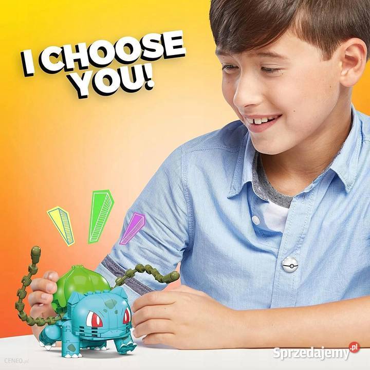 Figurka Pokemon Bulbasaur Klocki Konstrukcyjne Mogilany