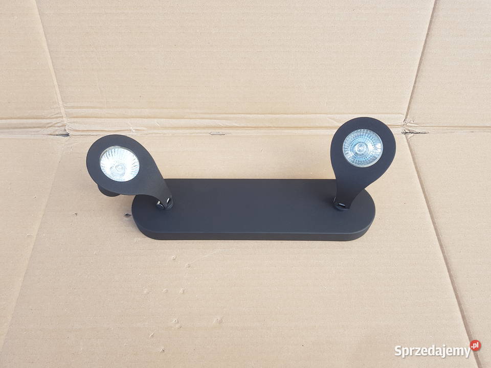 Lampa sufitowa listwa SPOT 2x50W czarny mat do Warszawa