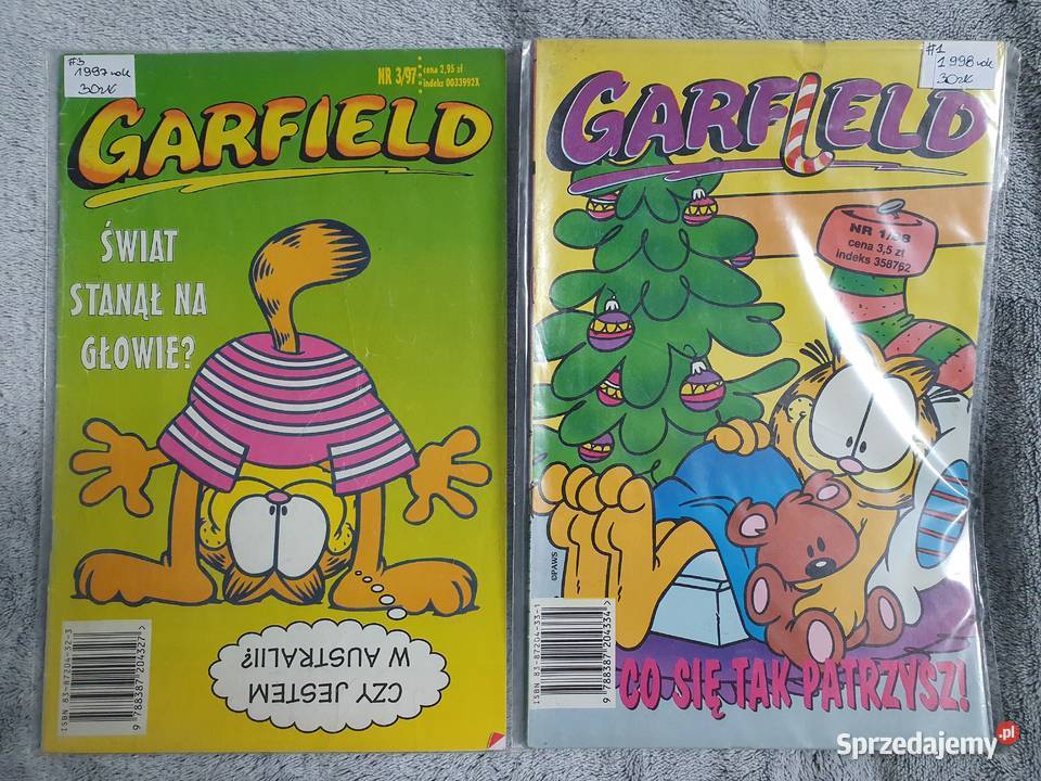 Garfield zestaw 16 komiksów lata 90te Komiksy Kultura i Rozrywka Gdynia