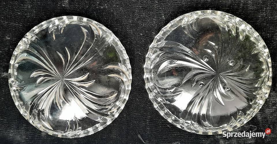 Dwie Szklane Bomboniery śląskie