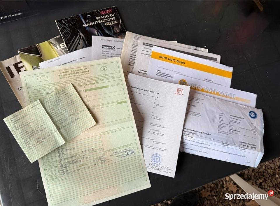 SEAT IBIZA 14 2009 1WŁ Hak Niemcy hak śląskie Tarnowskie Góry