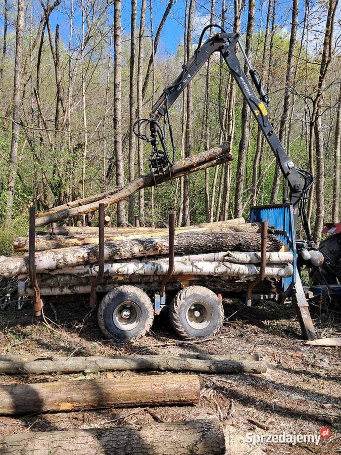 Przyczepa Leśna vreten 8 tonowa hds świętokrzyskie