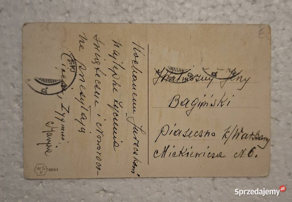 pocztówka świąteczna Warszawa