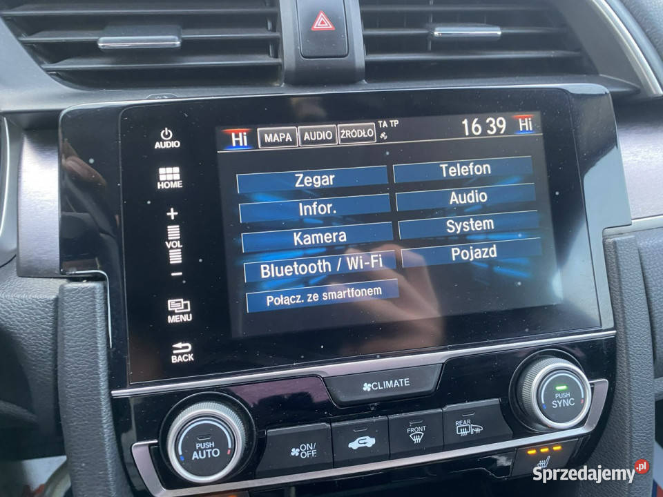 Honda Civic 15ivtec ledy Navi kamera salon 1 wl bluetooth