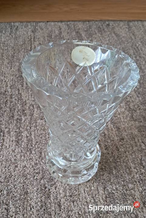 Wazon Wazonik Kryształ Bohemia Czechosłowacja 15 podlaskie Suwałki