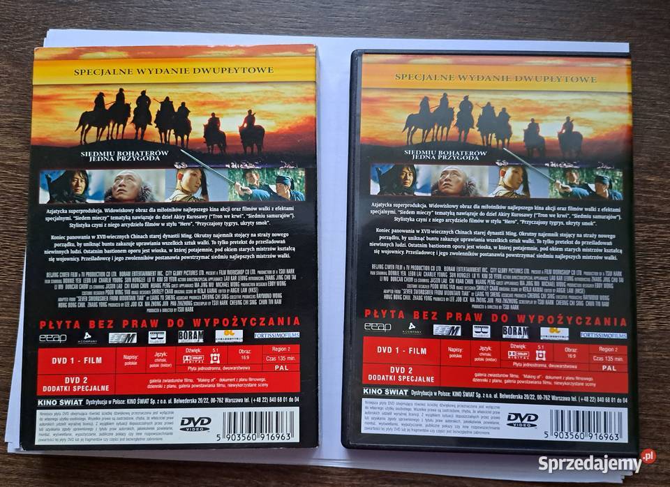 Siedem Mieczy DVD lektor Tarnowo Podgórne