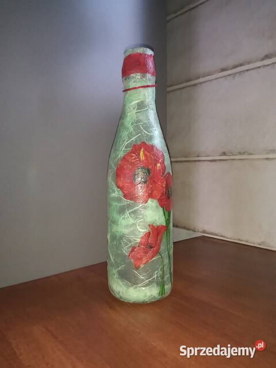 Butelka w maki decoupage Słupsk